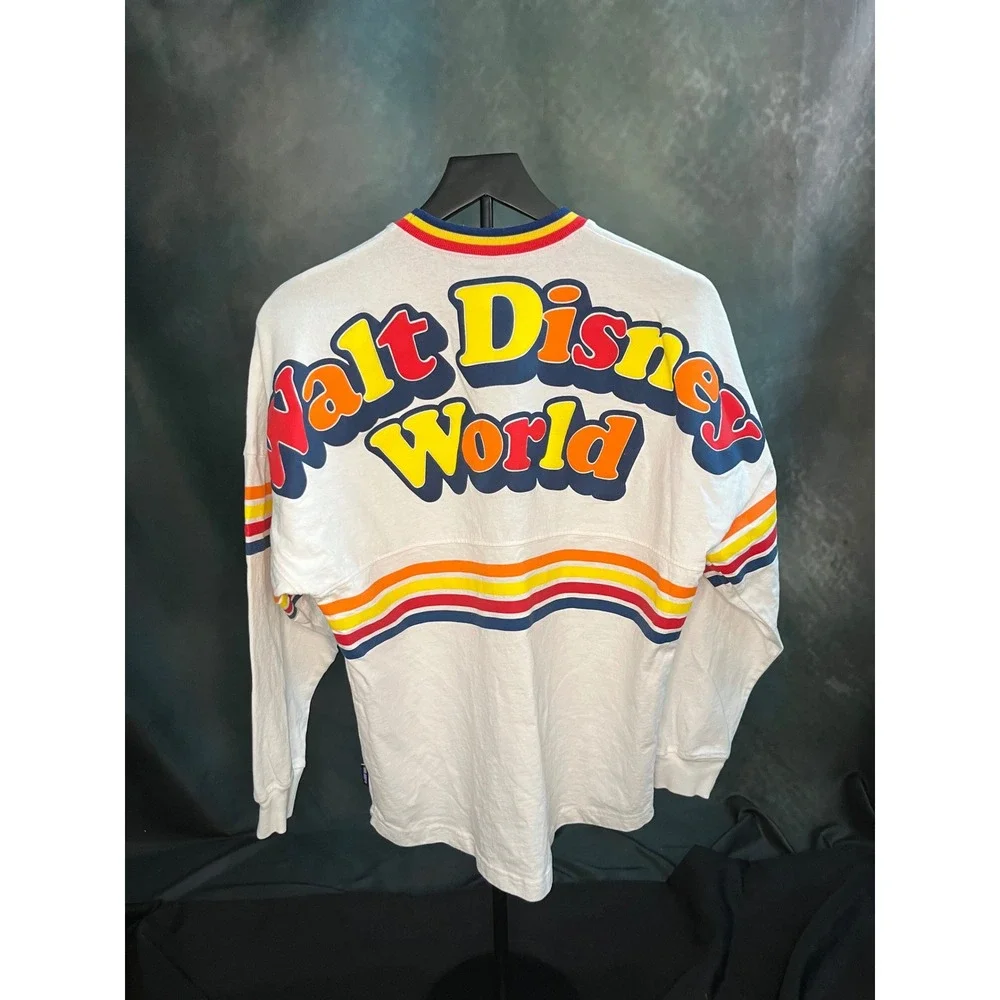 Disney‎ Walt World 1971 Spirit Jersey Long Sleeve White XS Unisex